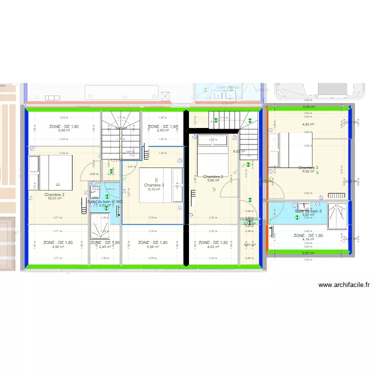 LOGEMENT SAJC RDC. Plan de LOGEMENT SAJC RDC. Plan de