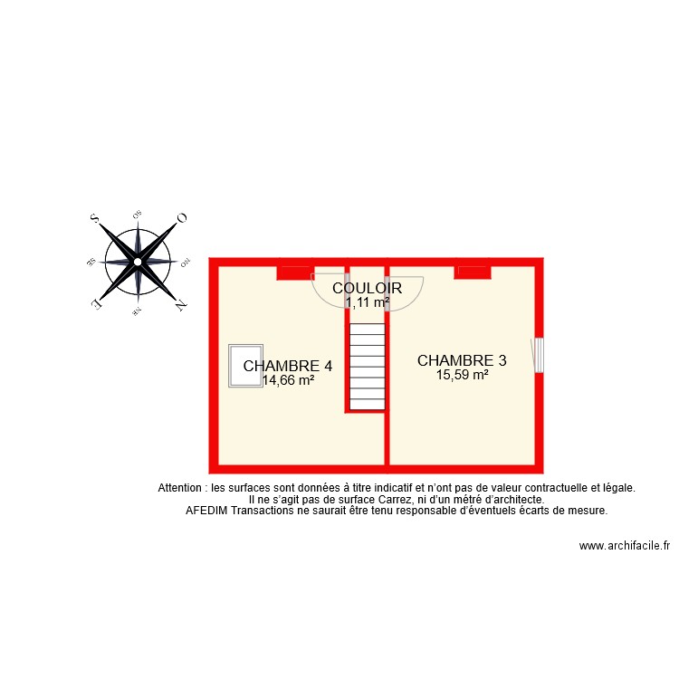 BI 7034 ETAGE 2. Plan de 0 pièce et 0 m2