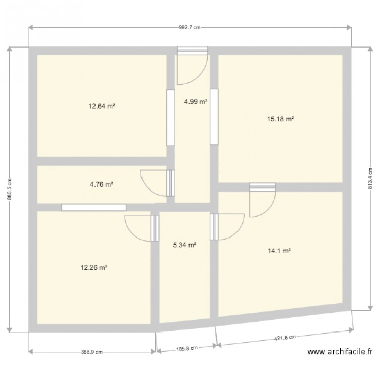 Projet Hugo 1. Plan de 0 pièce et 0 m2