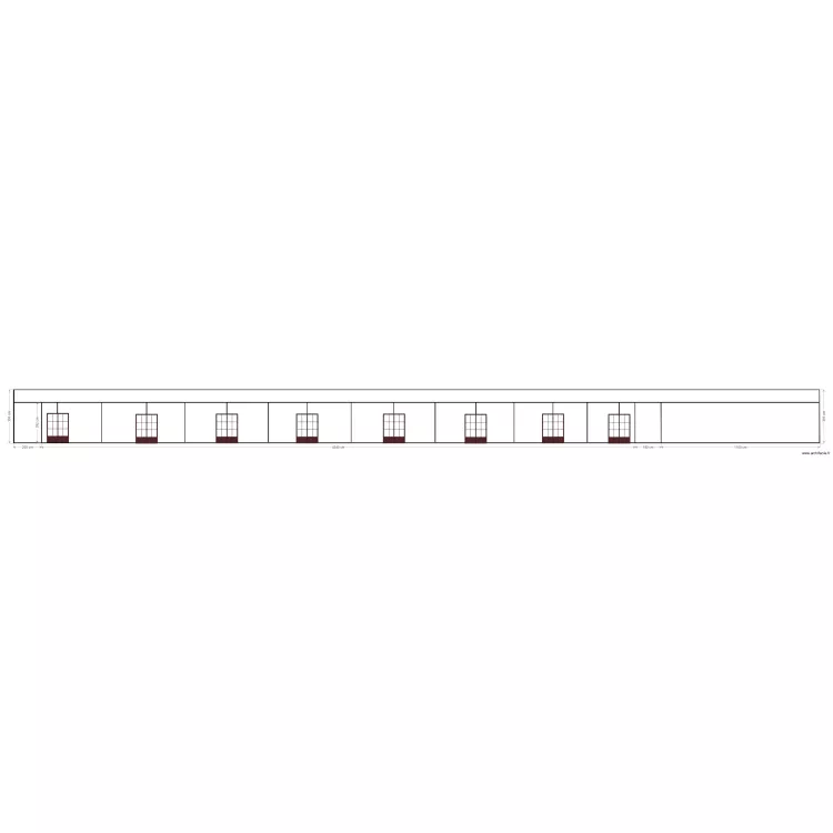 facade sud2. Plan de facade sud2. Plan de