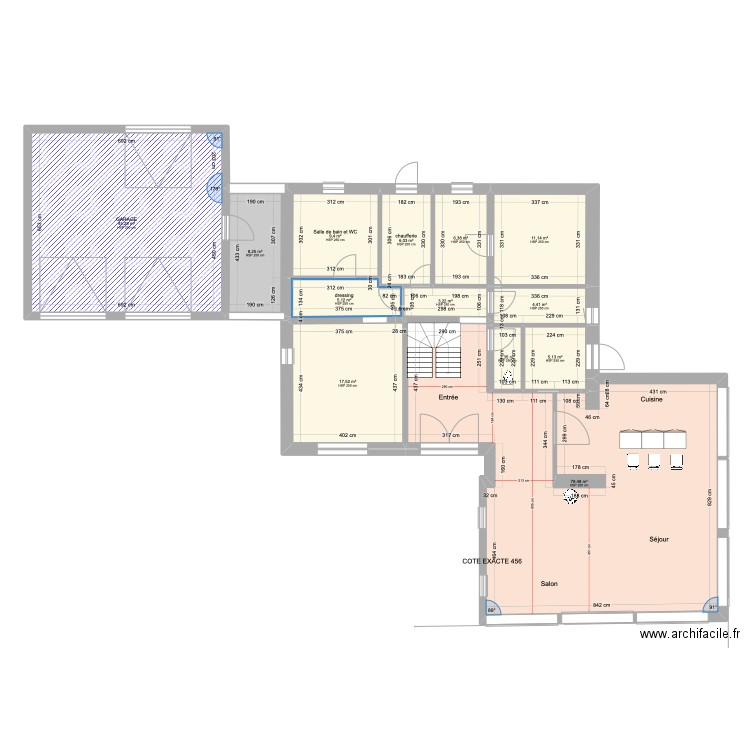 HIRONDELLE 2. Plan de 25 pièces et 306 m2