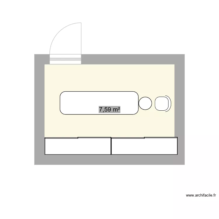 piece. Plan de piece. Plan de