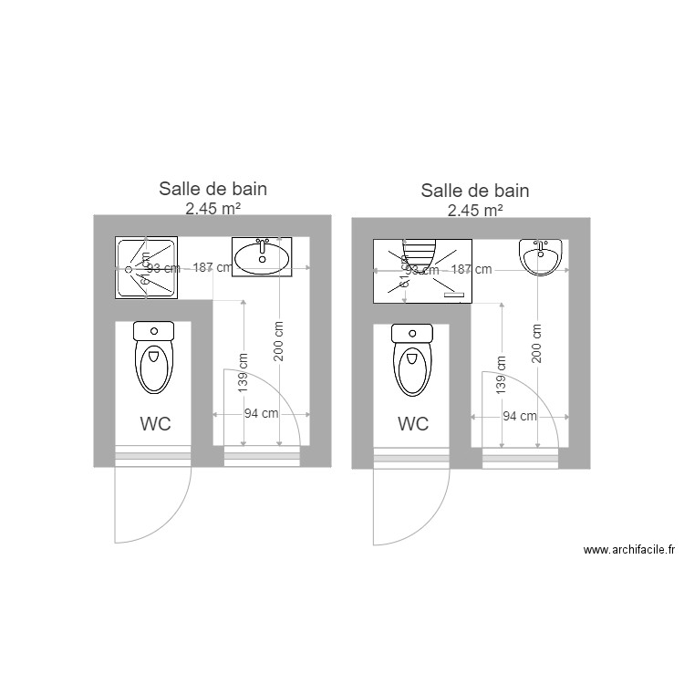 LANGLADE Blassac. Plan de 4 pièces et 7 m2