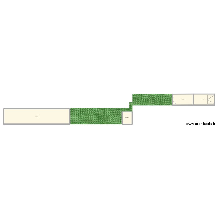 haubourdin rdc. Plan de 4 pièces et 124 m2