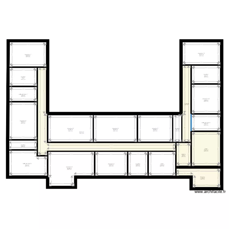 chateau 1er etg dargnies o. Plan de 