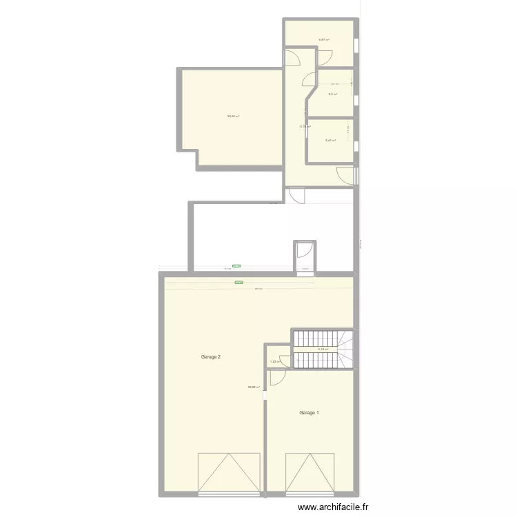 toussieu rdc. Plan de 