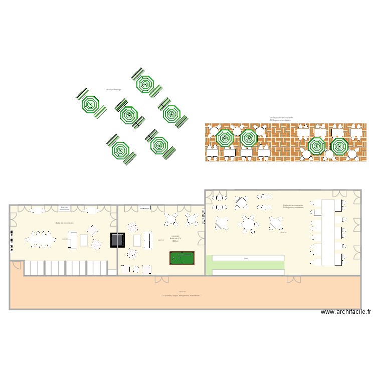 Club House 2. Plan de 0 pièce et 0 m2