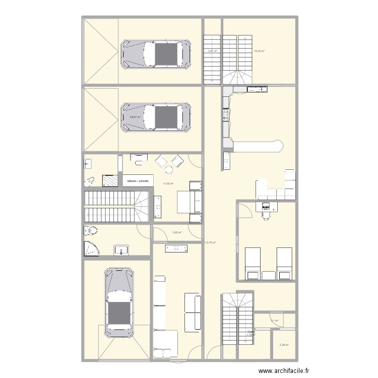 plan maison. Plan de 0 pièce et 0 m2