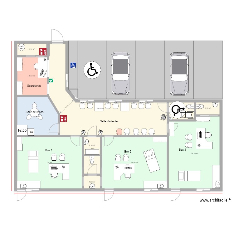 médical Plan dessiné par tomdhm