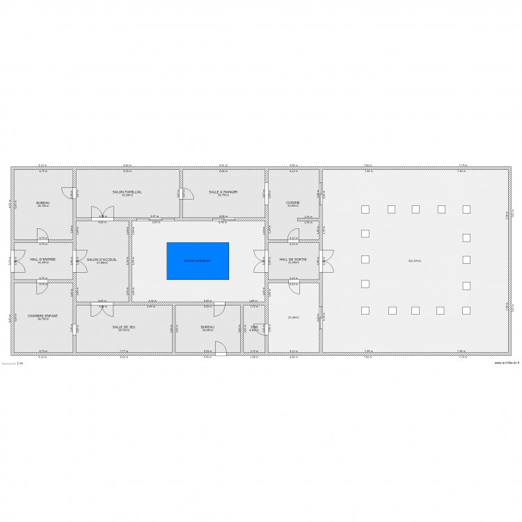 house 2. Plan de 0 pièce et 0 m2