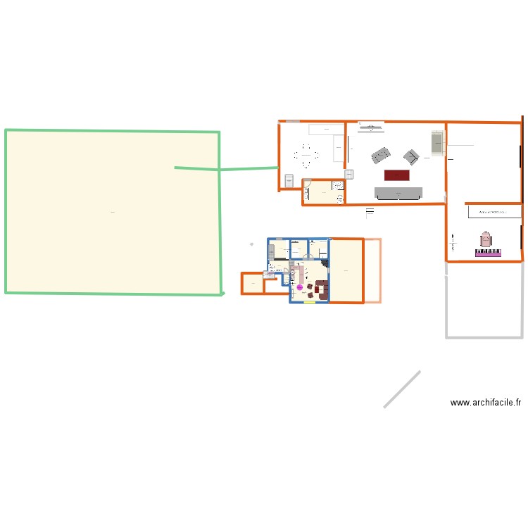 nounou. Plan de 0 pièce et 0 m2