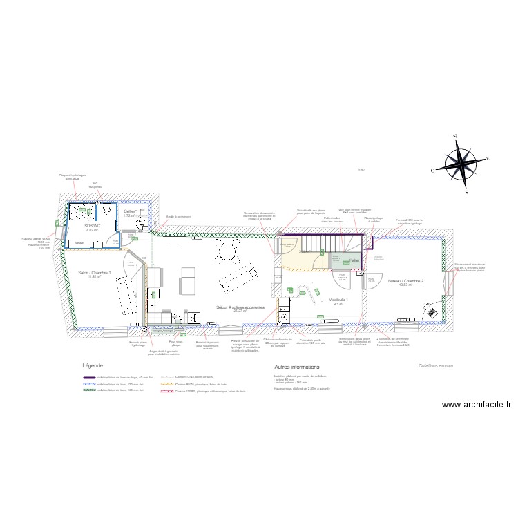 Etage principal definitif cuisine. Plan de 0 pièce et 0 m2