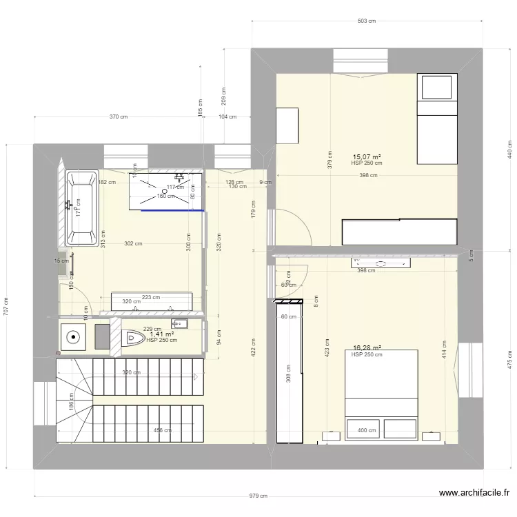 ETAGE LAVELANET. Plan de ETAGE LAVELANET. Plan de