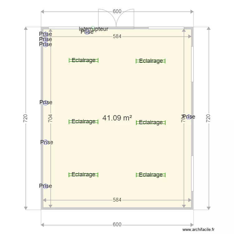 MAgasin &agrave; la ferme. Plan de 
