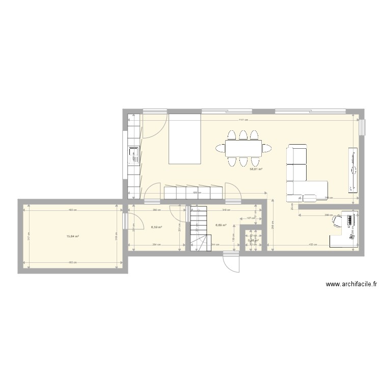 Construction newline 4. Plan de 5 pièces et 89 m2