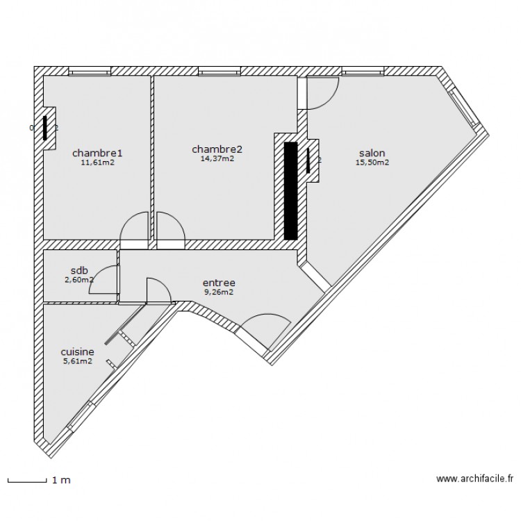 lamarck. Plan de 0 pièce et 0 m2