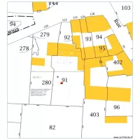 plan de masse apr&egrave;s travaux