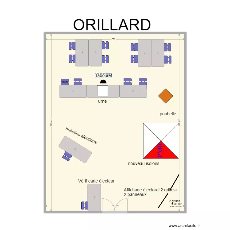 Orillard. Plan de Orillard. Plan de
