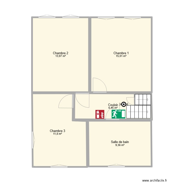MAM étage. Plan de 0 pièce et 0 m2