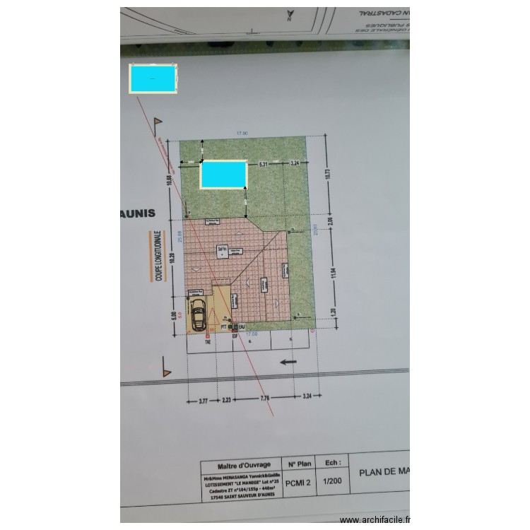 DP MENAS. Plan de 0 pièce et 0 m2