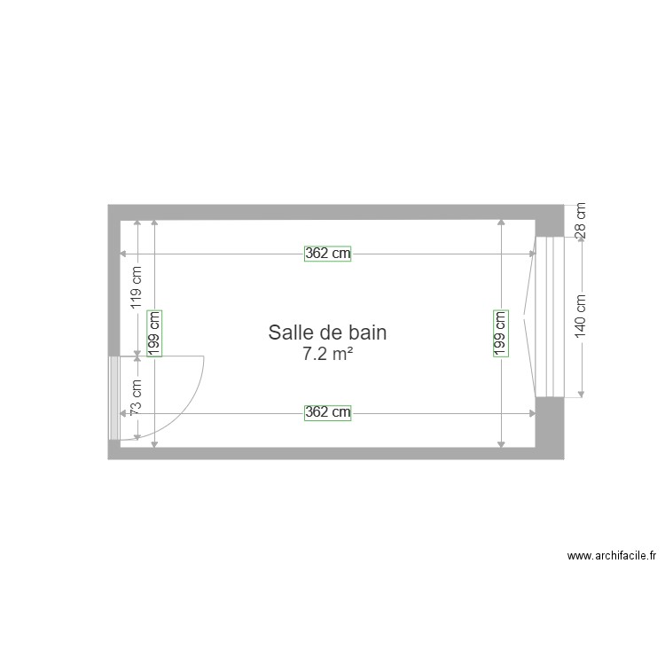 sdb. Plan de 0 pièce et 0 m2