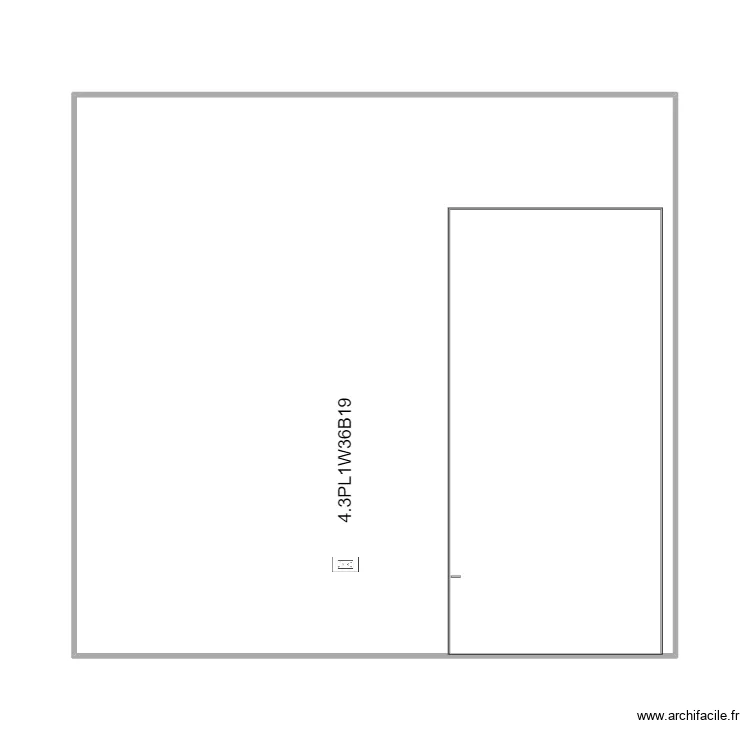 wall 36 outside entrance plugs X 3. Plan de 