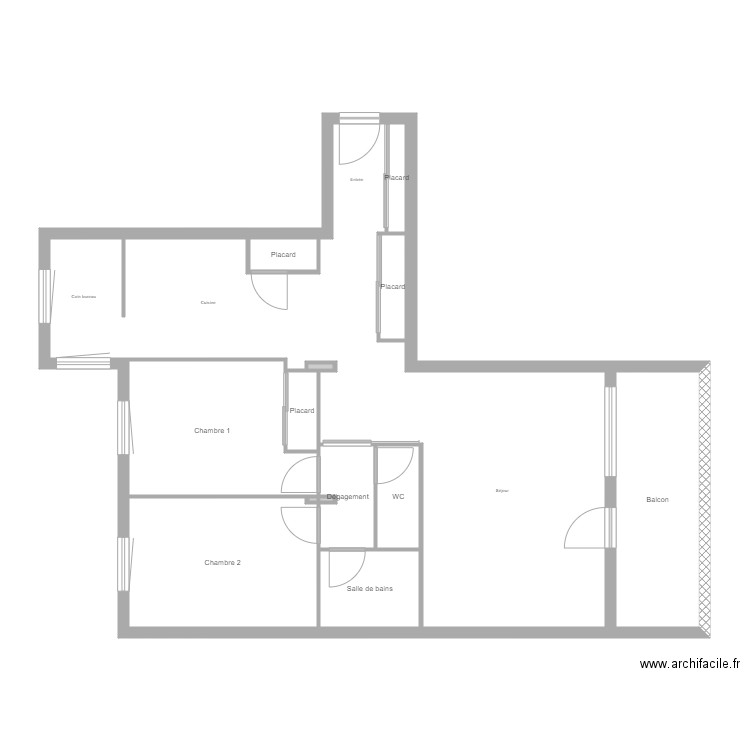 duquenne. Plan de 0 pièce et 0 m2