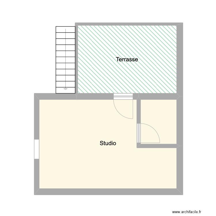 Studio Ch Wavre 201. Plan de 0 pièce et 0 m2