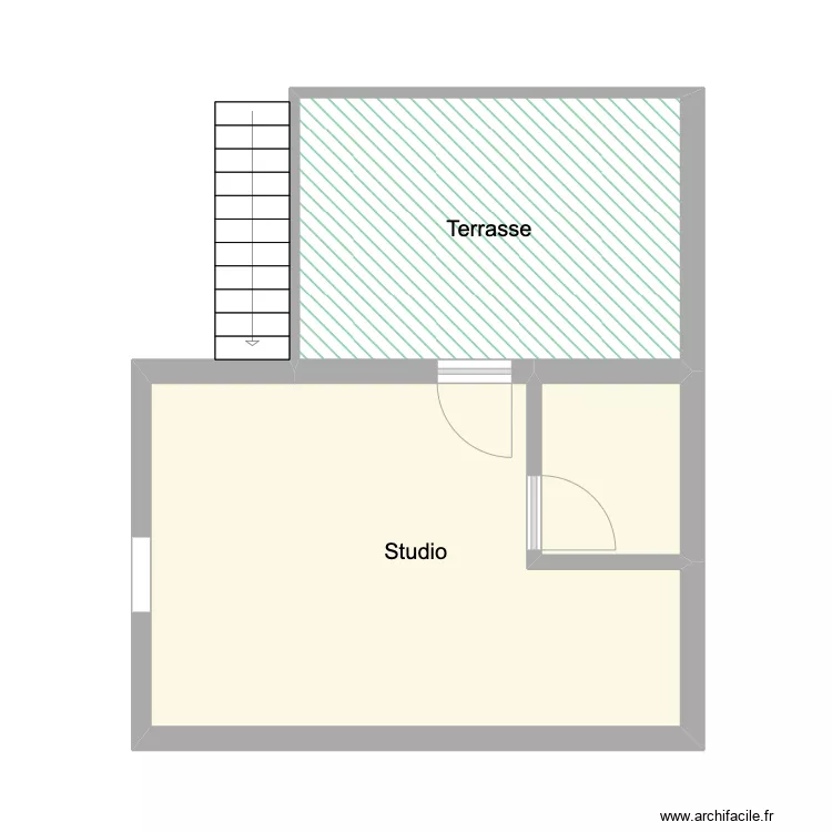 Studio Ch Wavre 201. Plan de 