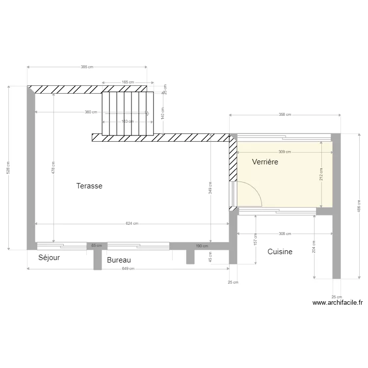 Terrase Projet 3. Plan de 