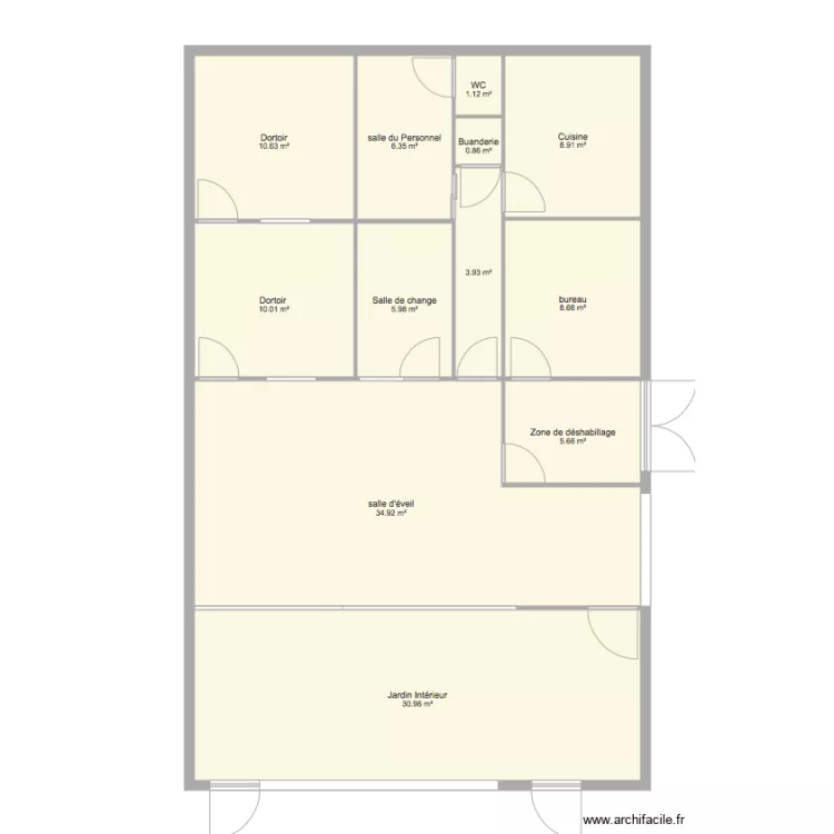 Les clayes sous bois. Plan de 