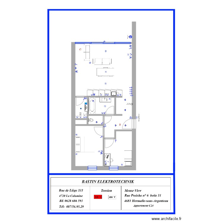Appartement Meuse View C 17. Plan de 0 pièce et 0 m2