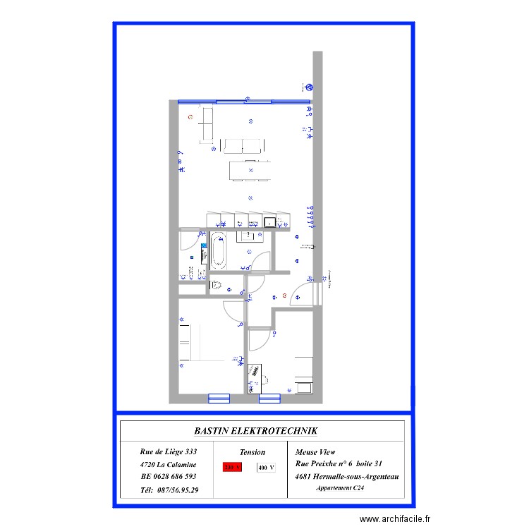 Appartement Meuse View C 17. Plan de 0 pièce et 0 m2