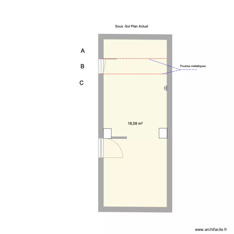 Sous-sol1 d&eacute;mo. Plan de 