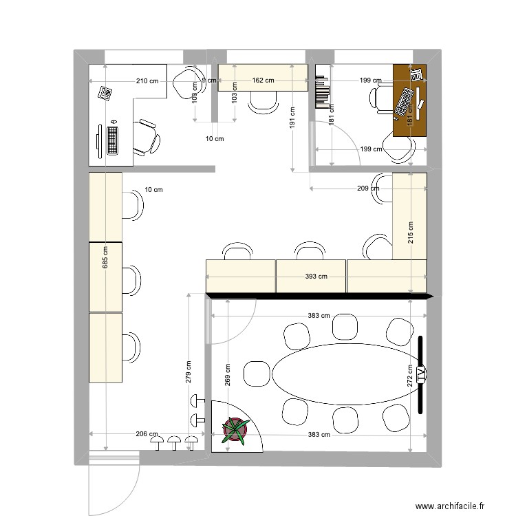 Bureau4. Plan de 0 pièce et 0 m2