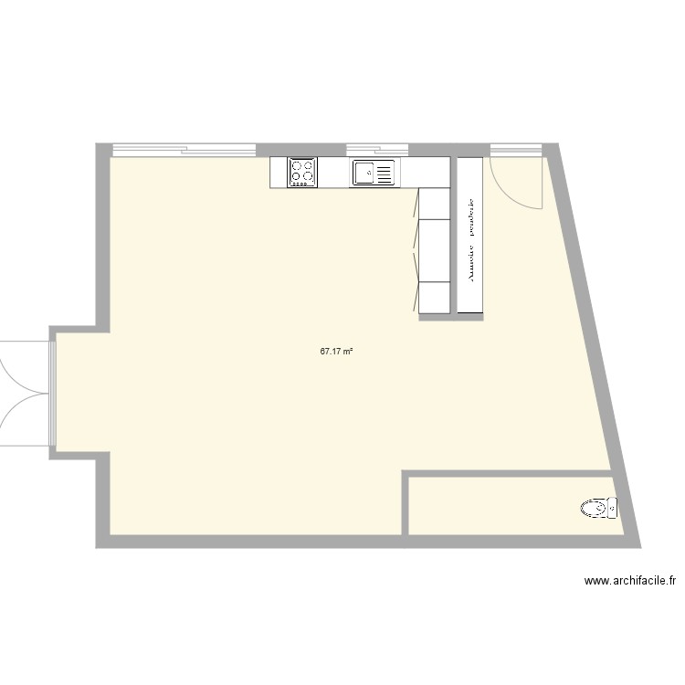 Etage. Plan de 0 pièce et 0 m2