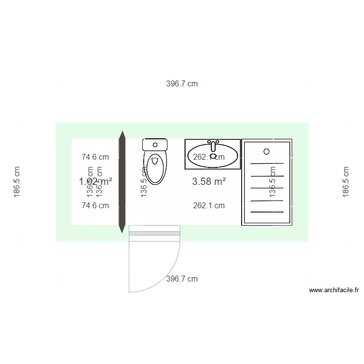sdb 202. Plan de sdb 202. Plan de