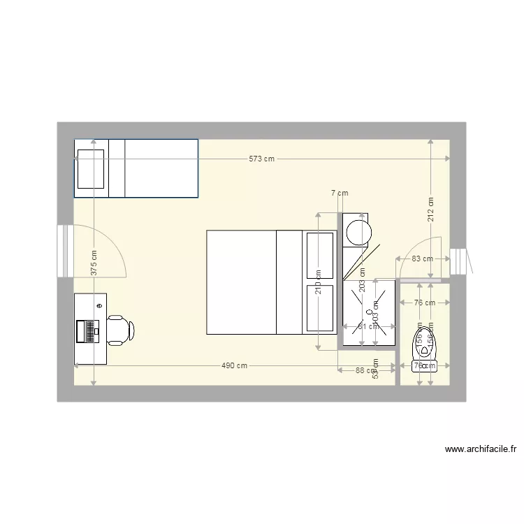 Garage Kerdavid. Plan de 