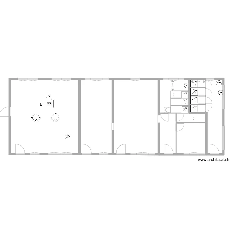 sci du golf legain. Plan de 
