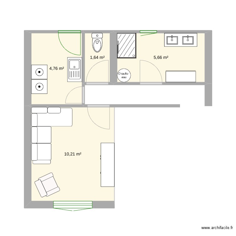 extension maison. Plan de 0 pièce et 0 m2