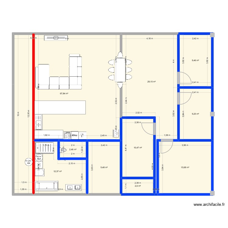 atelier interieur. Plan de 0 pièce et 0 m2