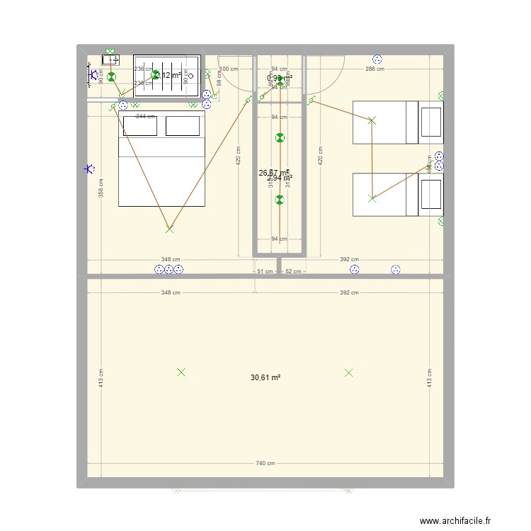 L1 PLOMBERIE. Plan de 0 pièce et 0 m2
