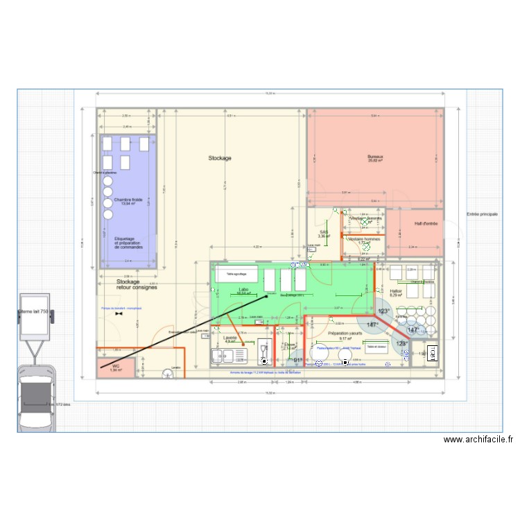 cechetto. Plan de 0 pièce et 0 m2