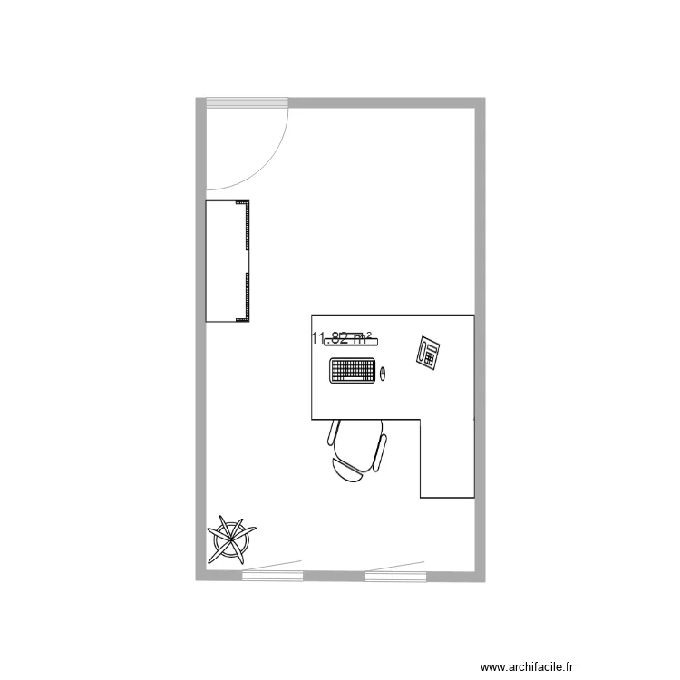 NOUVEAU BUREAU. Plan de 