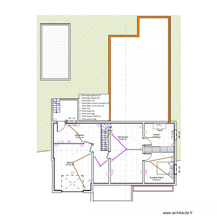 MARLY - PLAN ELECTRIQUE VS. Plan de 