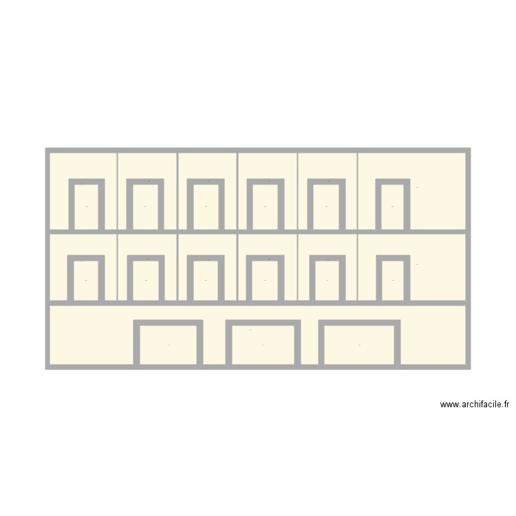 facade hotel O . Plan de 0 pièce et 0 m2