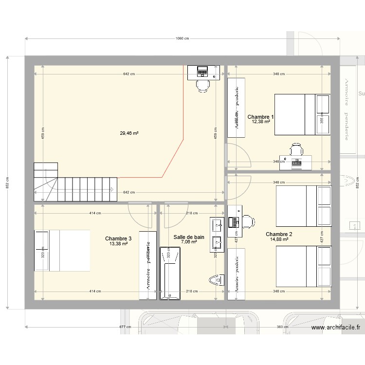Maison OC 135. Plan de 0 pièce et 0 m2
