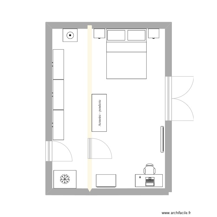 Chambre parentale 2. Plan de 0 pièce et 0 m2