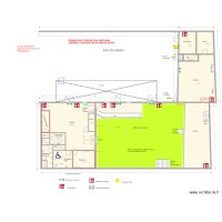 Baie des singes RDC plan technique avec stands 1