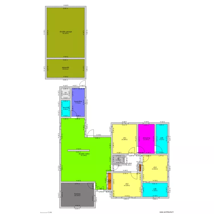 plan maison2. Plan de 